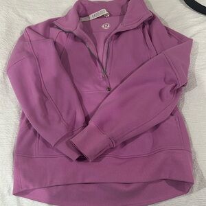 Lululemon Scuba Oversized Funnel-Neck Half Zip Long